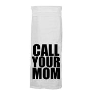 Call Your Mom Kitchen Towel by Twisted Wares Tea Towel Twisted Wares 