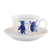 Folkifunki Tea Cup & Saucer by Jaime Hayon for Vista Alegre Coffee & Tea Vista Alegre 