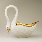 Swan Bowl, White by L'Objet Vases, Bowls, & Objects L'Objet 