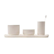 Bathroom Accessory Collection by Vincent Van Duysen for When Objects Work Container When Objects Work Set of 4 White 