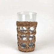 Rattan Cage Old Fashioned Tumbler or Highball Glass Tumblers Amusespot Highball 