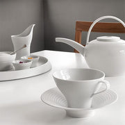 Pulse Coffee or Tea Cup with Handle & Conical Saucer by Hering Berlin Mug Hering Berlin 
