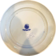Antique Flow Blue Bourne and Leigh Ophir Pattern Plate, 9.75" c. 1910 Plates Amusespot 