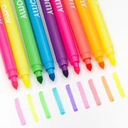 Neon Double Tipped Felt Pens, Set of 9 by OMY Design & Play Pen OMY 