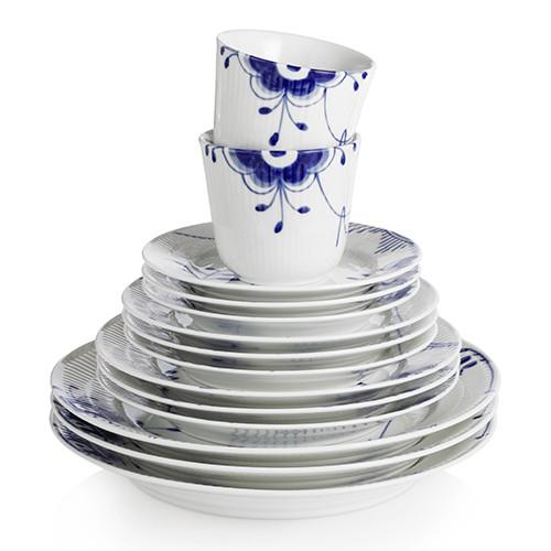 Royal Copenhagen Fluted Plain Tea Cup & Saucer - Thumbnail 3