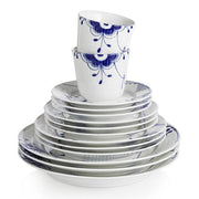 Blue Fluted Mega Mug, set of 2, 11 or 12.25 oz. Sizes by Royal Copenhagen Dinnerware Royal Copenhagen 