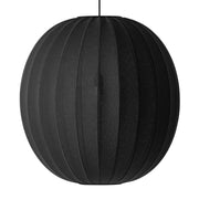 Knit-Wit 75 Pendant Suspension Lamp, 29.5" by ISKOS-BERLIN for Made by Hand Lighting Made by Hand Black 
