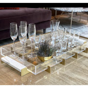 Float Clear Acrylic Tray 17.7" x 31.5" by St. James St. James 