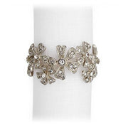 Garland Napkin Jewels Napkin Rings, Set of 4 by L'Objet Napkin Rings L'Objet Platinum 