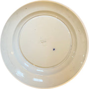 Antique Flow Blue Plate, 9.5" Plates Amusespot 
