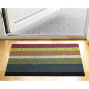 Shag Vinyl Doormat 18" x 28" by Chilewich CLEARANCE Doormat Chilewich Multi Bold Stripe 