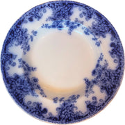 Antique Flow Blue Burgess & Leigh. Athol Pattern Soup Plate, 10.25" Plates Amusespot 