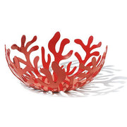 Mediterraneo Stainless Steel Fruit Bowl by Emma Silvestris for Alessi Fruit Bowl Alessi 8.25" x 3.75" Red No