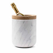 Carrara Marble Wine or Champagne Bucket by Vincent Van Duysen for When Objects Work Container When Objects Work Oak 