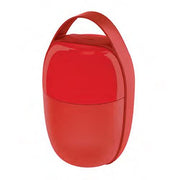 Food à Porter Two-Compartment Lunch Box by Sakura Adachi for Alessi Canisters Alessi Red 
