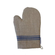 Linen Oven Mitt by Thieffry Freres & Cie Oven Mitts Thieffry Freres & Cie Blue 