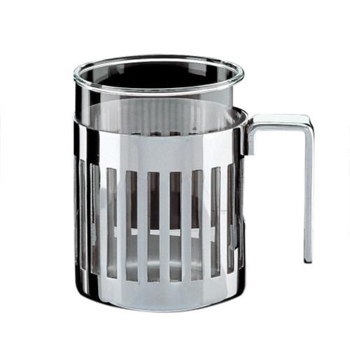 Alessi 9094 press filter coffee maker or infuser in steel by Aldo Rossi