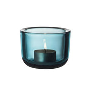Valkea Tealight Candleholder by Harri Koskinen for Iittala Candleholder Iittala Turquoise 