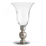 Giovanna Vase with Pewter Stem by Arte Italica Vases, Bowls, & Objects Arte Italica 
