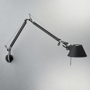 Tolomeo Mini Wall Lamp by Michele de Lucchi for Artemide Lighting Artemide J Bracket Black 