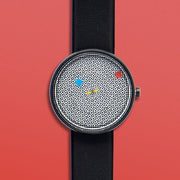 Vertere Moire Watch by Moshe Safdie for Projects Watches Watch Projects Watches Black Leather 