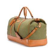 Weekender Travel Bag by Tusting Duffel Bag Tusting Olive Canvas Medium 