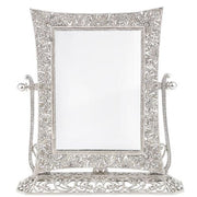 Windsor Magnified Standing Mirror, Silver, 10" by Olivia Riegel Mirror Olivia Riegel 