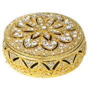Gold Windsor Round Box by Olivia Riegel Jewelry & Trinket Boxes Olivia Riegel 