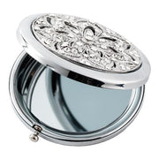 Windsor Compact, Silver by Olivia Riegel Compact Mirror Olivia Riegel 