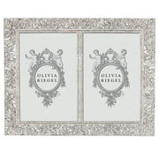 Windsor 4" x 6" Double Photo Frame, Silver by Olivia Riegel Frames Olivia Riegel 