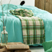Woodland Emerald Throw 51" x 75" by Designers Guild Throws Designers Guild 