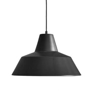 Workshop W4 Pendant Suspension Lamp, 19.75" by A. Wedel-Madsen for Made by Hand Lighting Made by Hand Black 