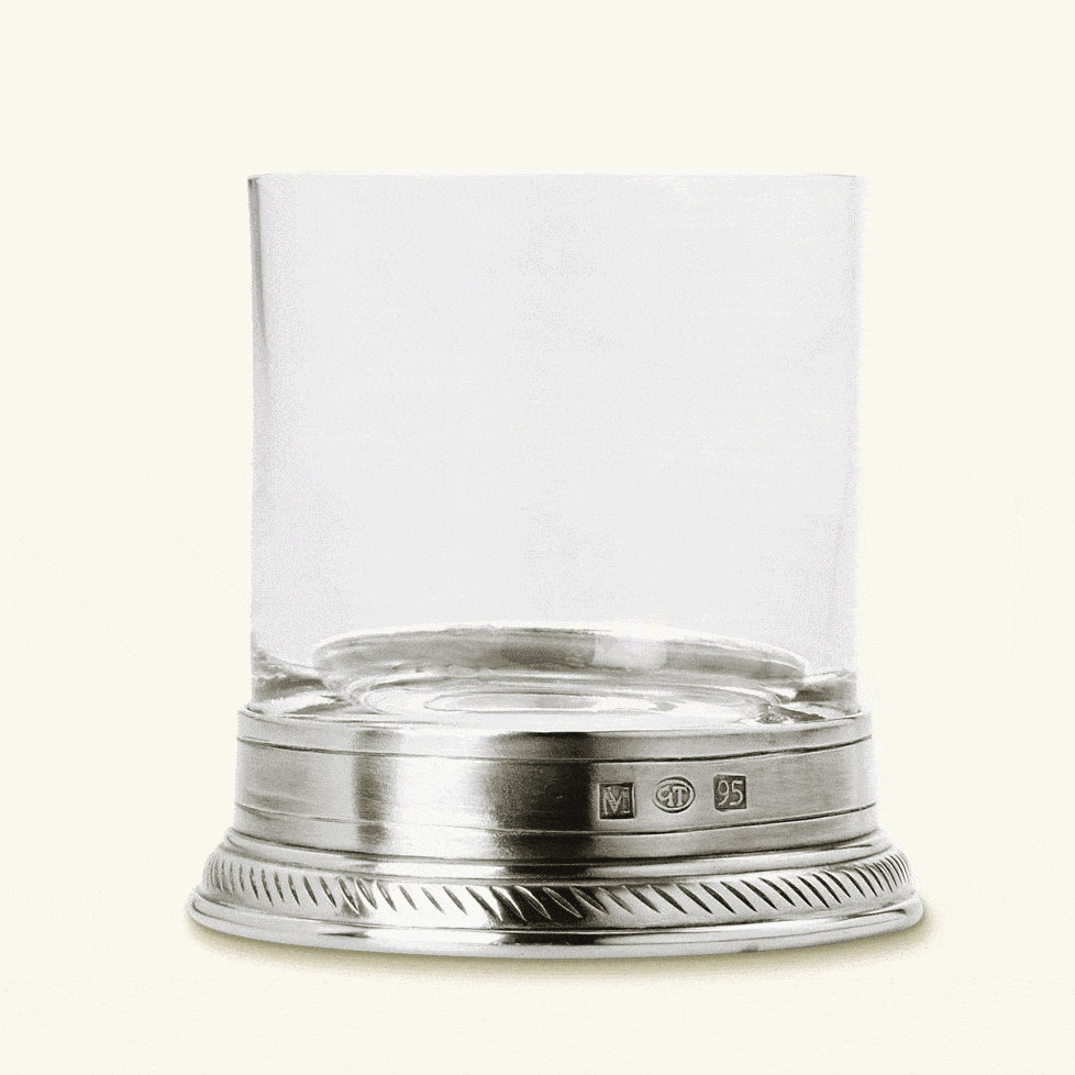 MATCH PEWTER Luisa Rocks Glass
