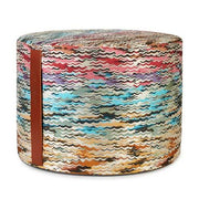 Aconcagua Cylinder Pouf 16" x 12" by Missoni Home Ottoman Cushions Missoni Home 