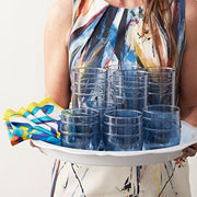 Isabella Blue 18 oz. Acrylic Large Beverage Glass by Juliska Dinnerware Juliska 
