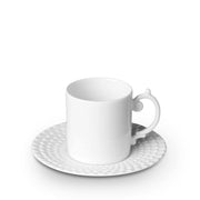 Aegean White Espresso Cup & Saucer by L'Objet Dinnerware L'Objet 