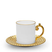 Aegean Gold Espresso Cup & Saucer, Giftboxed Set of 6 by L'Objet Dinnerware L'Objet 