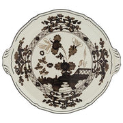Oriente Italiano Albus Round Cake Plate, 12" by Gio Ponti for Richard Ginori Plate Richard Ginori 