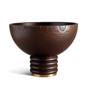 Alhambra Medium Smoked Ash Bowl, 6" diameter by L'Objet Serving Bowl L'Objet 
