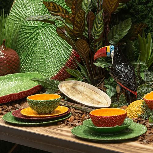 Amazonia Cake Stand with Macaw, 13