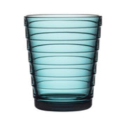 Glass Tumbler, SINGLE UNIT by Aino Aalto for Iittala Glassware Iittala 7.75 oz Sea Blue 