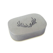 Simple Covered Antler Box by Match Pewter Jewelry & Trinket Boxes Match 1995 Pewter 
