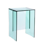 Max Beam Side Table, 18.5" h. by Ludovica and Roberto Palomba for Kartell Side Table Kartell Aquamarine 