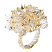 Crystal Dome Napkin Ring, set of 4 by Kim Seybert Napkin Rings Kim Seybert 