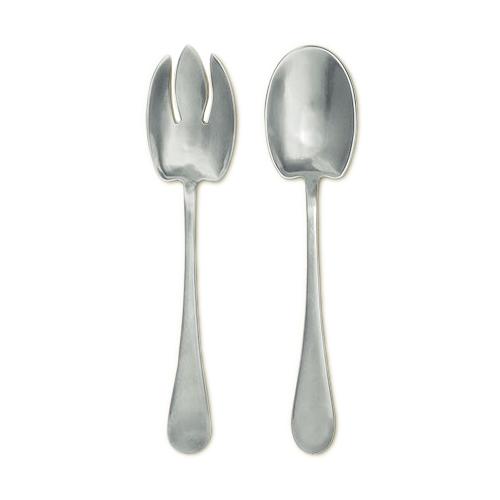 Match Pewter Aria Salad Serving Set - Thumbnail 2