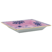 Oriente Italiano Azaelea Large Squared Vide Poche, 9.5" by Gio Ponti for Richard Ginori Plate Richard Ginori 
