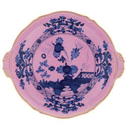 Oriente Italiano Azaelea Round Cake Plate, 12" by Gio Ponti for Richard Ginori Plate Richard Ginori 