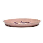 Feast 13.4" Pink Blue Pepper Swirl Serving Platter by Yotam Ottolenghi for Serax Serving Platters Serax 