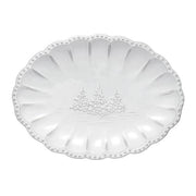 Bella Natale Holiday Small Oval Platter 12.25" by Arte Italica Dinnerware Arte Italica 