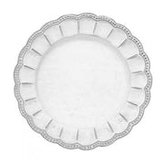 Bella Bianca Beaded Charger Plate, 13.25" by Arte Italica Dinnerware Arte Italica 